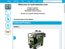 Tablet Screenshot of hydroblaster.com
